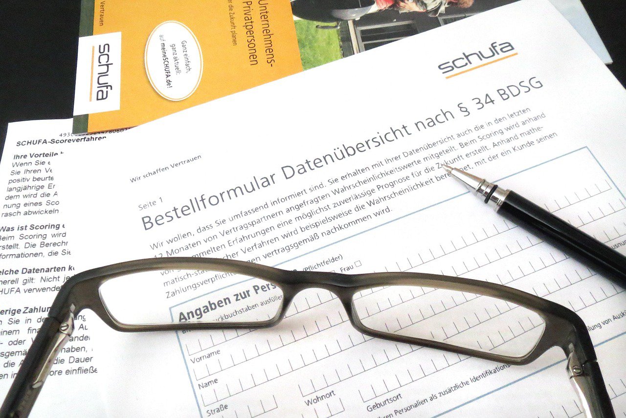 Schufa Bestellformular